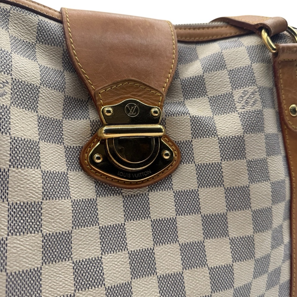 Vintage Louis Vuitton Damier Azur Saleya PM Shoulder Bag - Picture 3 of 13